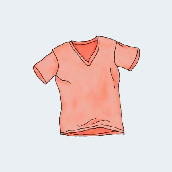 vneck tee 2